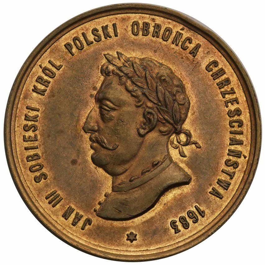 Polska. Jan III Sobieski medal 1883